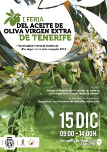I Feria del Aceite de Oliva Virgen Extra de Tenerife en Mercadillo de Tegueste